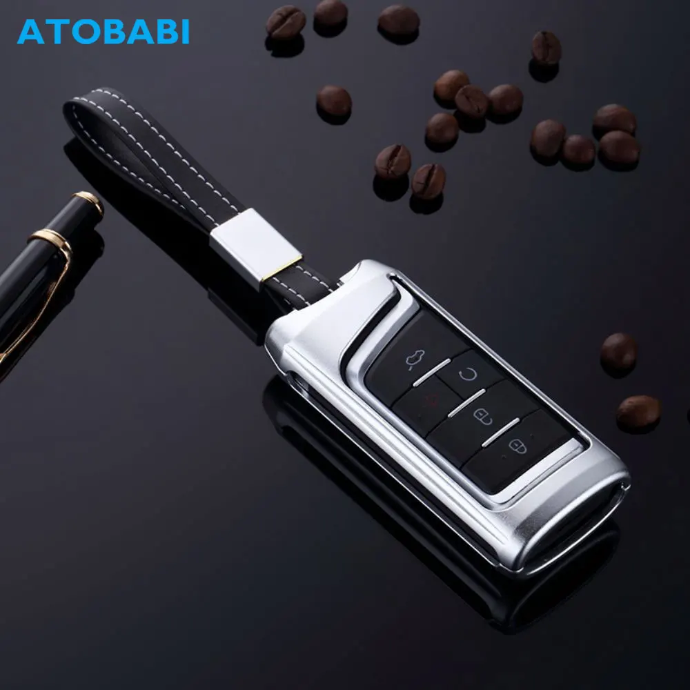 

Aluminum Alloy Car Key Case For Trumpchi GS8 GA6 GS3 GS7 GS4 GS5 Smart Keyless Remote Control Fob Cover Keychain Bag Accessories