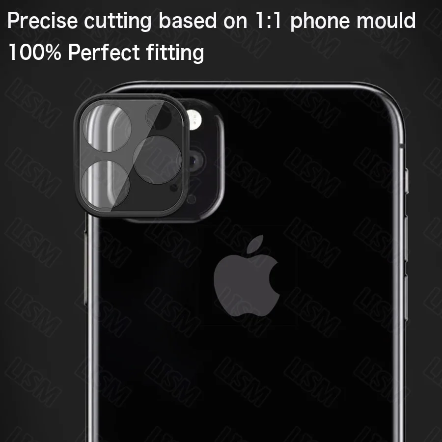 2 в 1 задняя камера чехол с металлическим кольцом с 7H задняя линза закаленное стекло полное покрытие пленка протектор для iPhone 11/11 Pro/XI Pro Max
