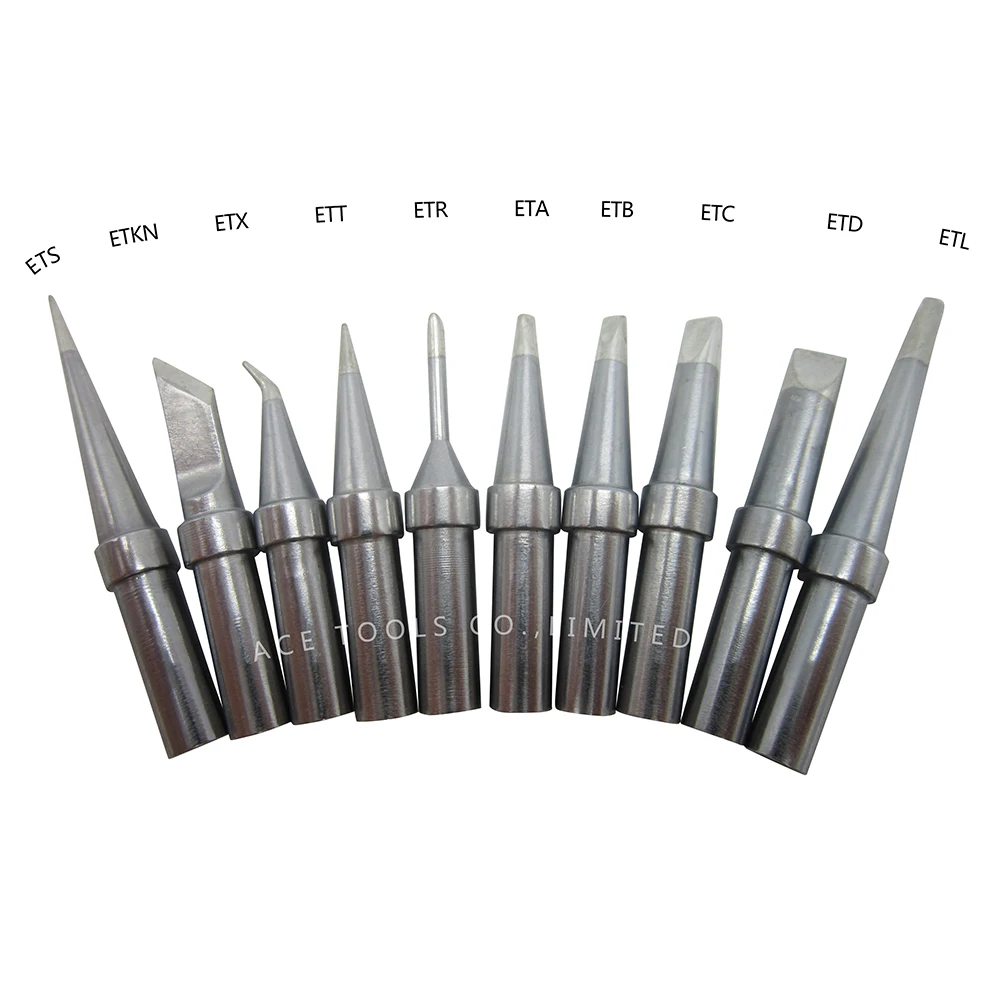 10 Pz Et Sostituire Le Punte Di Saldatura Per Weller Wes51 Wesd51 We1010Na We1010 We1010Eu Wtl1000S-0 Divertimento