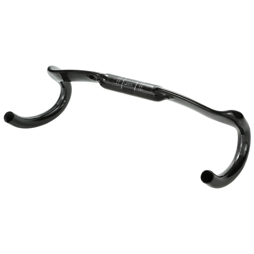 

Bicycle Bent Bar 31.8mm Glossy Carbon Fiber Road Bike Drop Handlebar Bicycle Handlebar Bicycle Parts