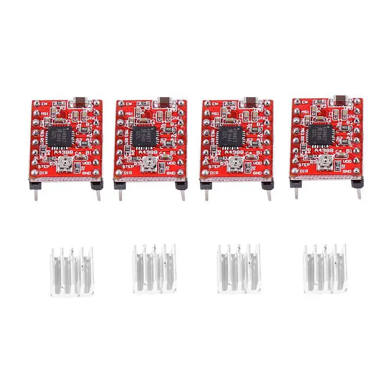 3D CNC щит доска для UNO R3+ 4 шт A4988 шаговый двигатель драйвер для Arduino 3d принтер