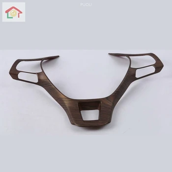 

For Volkswagen VW Tiguan L 2017 2018 Interior Steering Wheel Trim Protector Panel Cover Auto Accessories