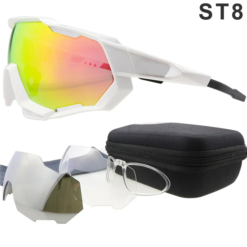 ST8 S2 UV400 велосипедные солнцезащитные очки для спорта на открытом воздухе, велосипедные очки для велосипеда, очки для Питера велосипеда, велосипедные очки, спортивные очки - Цвет: ST8