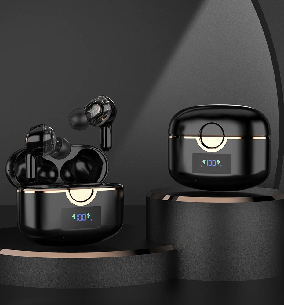 هندزفری دابل درایو وایرلس نویز کنسل ضد آب TiYiViRi Bluetooth Earbuds Double Drive 5 Hb5f2f556a7374c0c897165c19ee0f85ft