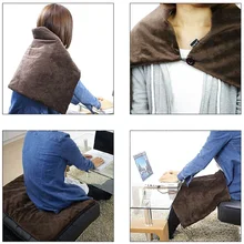 45x80 см зимнее теплое домашнее электрическое грелочное одеяло, коврик на плечо, для шеи, для мобильного отопления, шаль, USB, мягкая, 5 В, 4 Вт, забота о здоровье