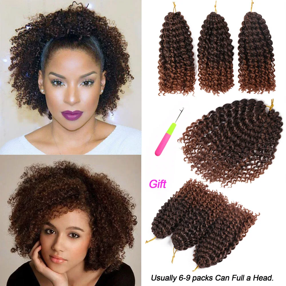 

MODERN QUEEN ombre hair extensions synthetic marlybob jerry curl jamaican bounce crochet hair afro kinky curly crochet braids