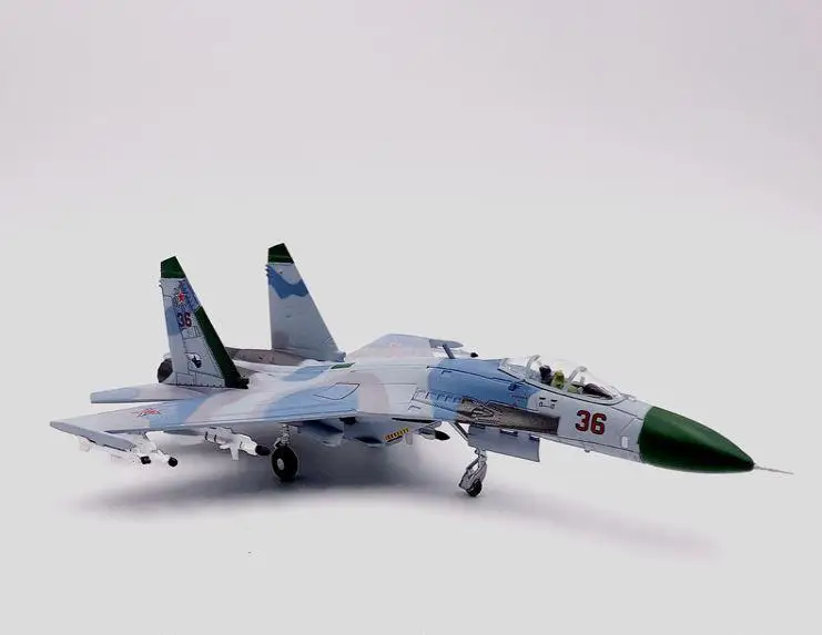FLOZ Россия SU-27 su27K 1/100 литье под давлением модель самолета