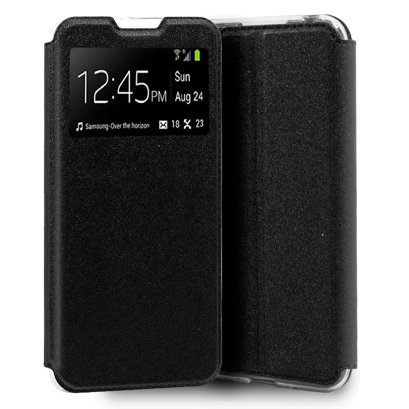 Чехол-книжка внутренний силиконовый совместим с Alcatel 1B (2020) простой черный |