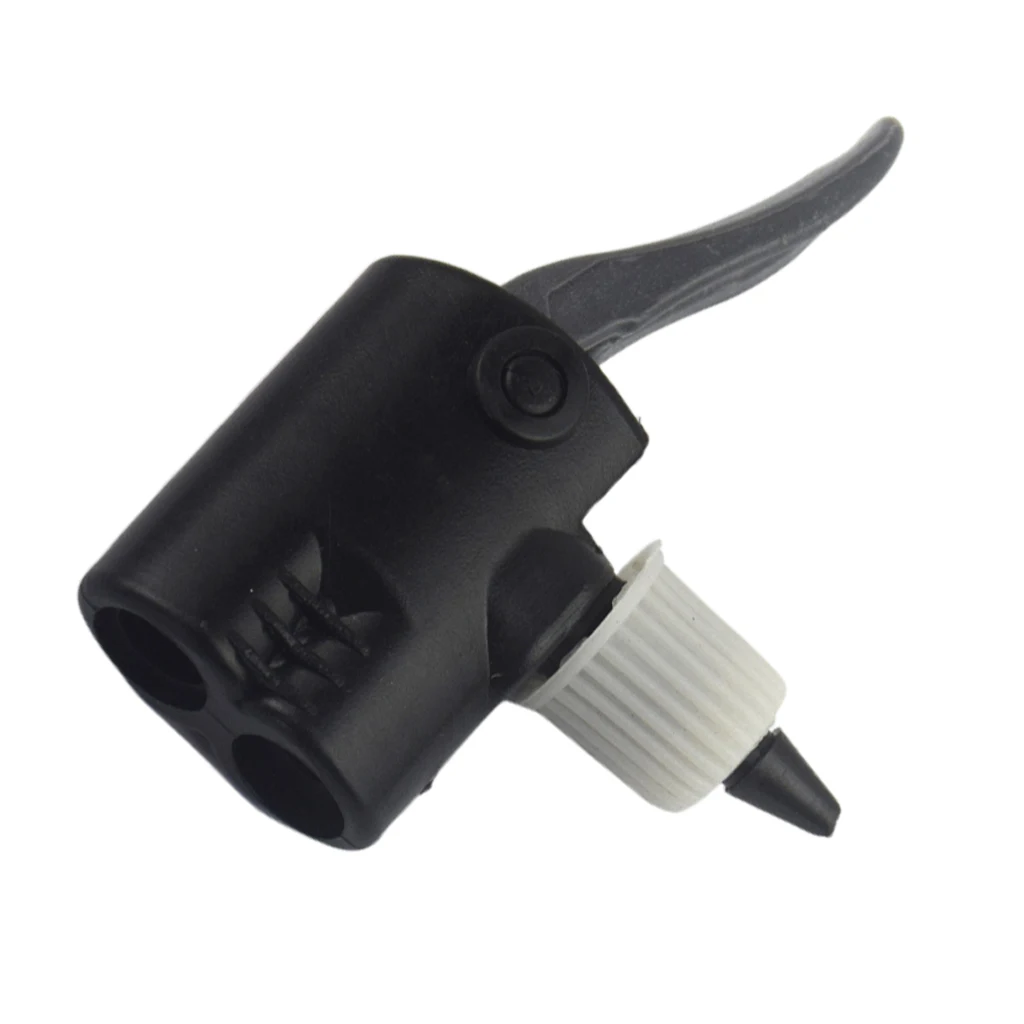 Nylon Pump Dual Head Bike Hand Floor Pumps Schrader Presta Valve Adapter Adaptor