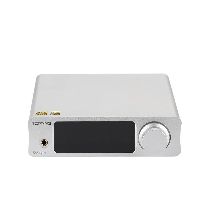 silver Топпинг DX3 Pro LDAC Dual AK4493 Bluetooth 5,0 усилитель для наушников усилитель USB DAC с DSD512 PCM 32 бит/768 кГц оптический коаксиальный - Цвет: silver
