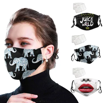 

Windproof Foggy Haze Protective Mask words design face mask washable with fashion designer mondkapjes wasbaar