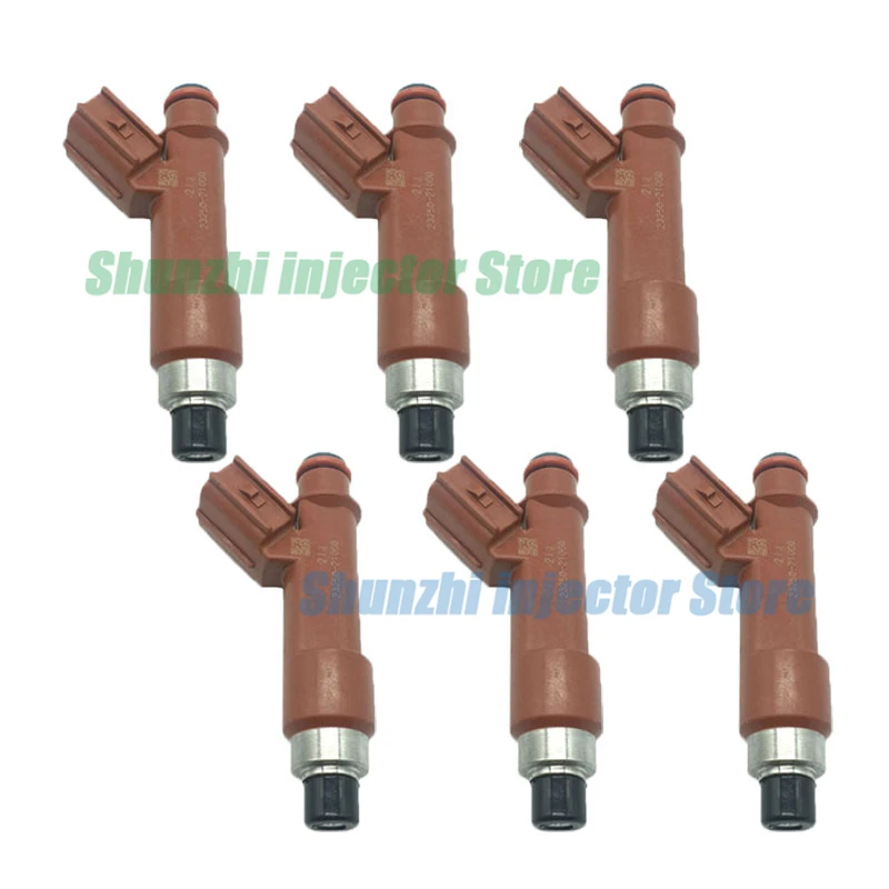 6 шт. Топливные форсунки для Toyota Yaris 05-11 NCP90 06-13 NCP92 2nzfe 23250-21060 2325021060 23209-21060 2320921060