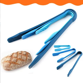 

Silicone 3pcs/Set Food Tongs 6/8/10 Inch Colorful Fruit Cake Bread Catch Eco-Friendly BBQ Steak Roast Sushi Clamps Kitchen Tool