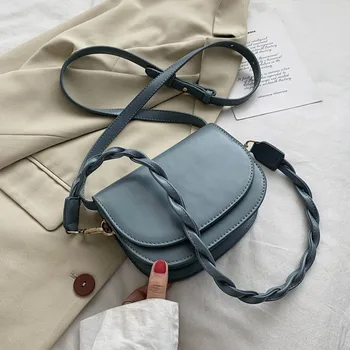 

DikizFly Weave Shoulder Belt Shoulder Bags Summer Sac Small Crossbody Bags For Women 2020 Ladies Travel Handbags Cross Body Bag