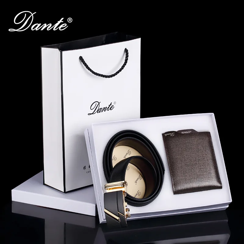 

One Genuine Product Leather Wallet for Man Leather Belt Cowhide Christmas Gift Set Men Top Grade Gift