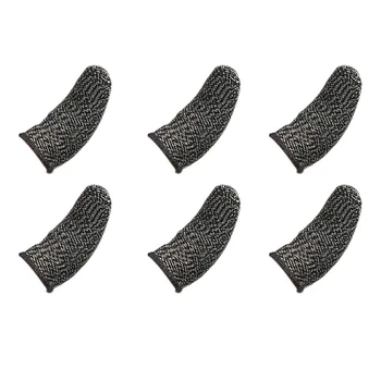 

Finger Sleeves for Gaming Mobile Game Contact Sn Finger Cot Smooth Thin Anti-Sweat for PUBG Mobile Games(6 Pcs)