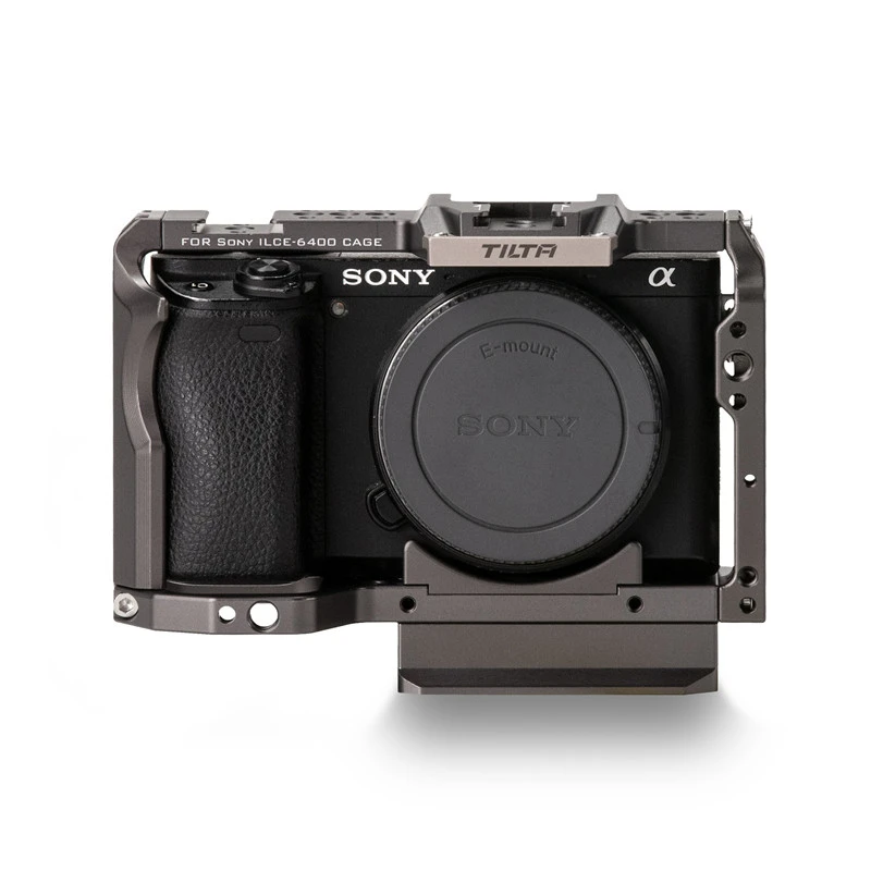 Full cage Tilta DSLR камера клетка для SONY A6 A6300 A6400 A6500 A6600 серия камеры Полная Клетка A6 dslr rig боковая фокусировка ручка Верхняя ручка - Color: Full cage