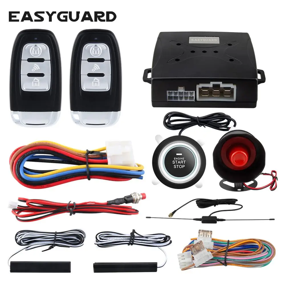 Система сигнализации EASYGUARD smart key PKE для запуска и остановки двигателя|Охранная