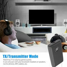2in1 Wireless 3 5mm Bluetooth 5 0 Transmitter Receiver AUX Adapter Low Latency for TV PC Speaker Headphones Car