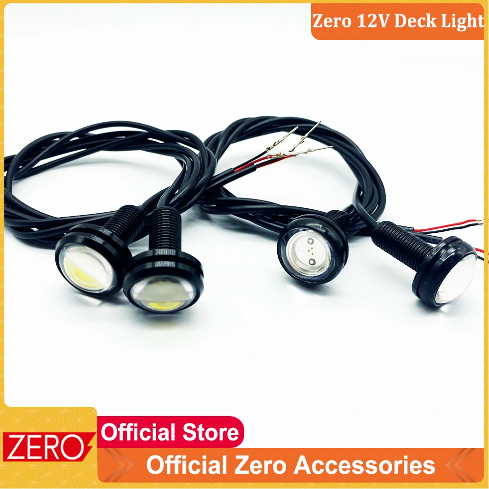 Accessori Zero Originali Zero 12V Deck Anteriore E Posteriore Led Light Led Lampadina Deck Lamp Per Zero 9/10/8X/10X/11X E-Scooter