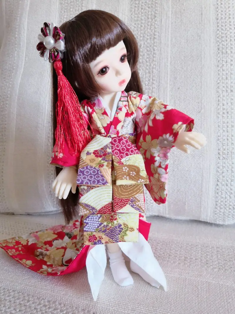 1/8 1/6 1/4 1/3 BJD, японское кимоно, ночной халат, аксессуары для кукол для BJD/SD blyth SSDF, не включает в себя куклы, обувь, парик и другие E2684-A
