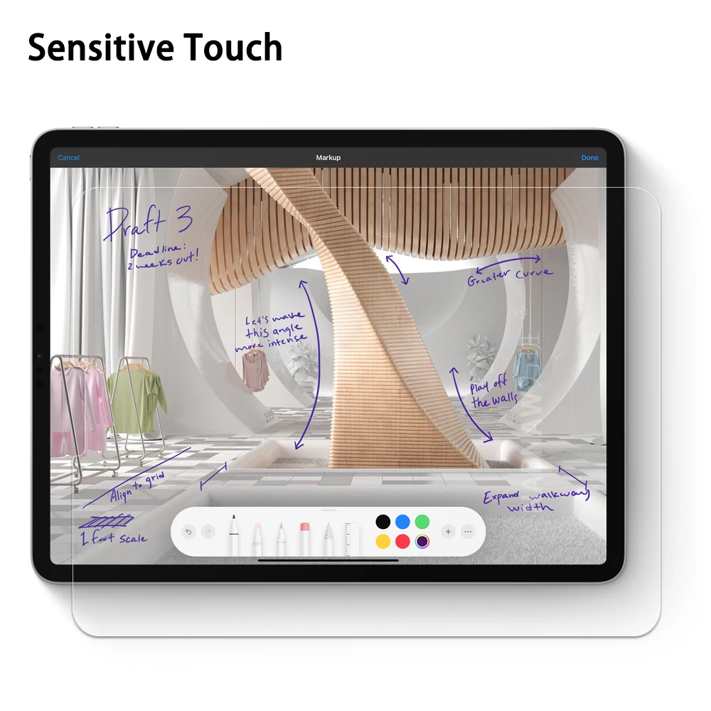 iPad Pro 11 인치 3 세대 2021 새로운 iPad 유리 A2301 A2459 A2460 용 스크래치 방지 강화 유리 화면 보호기
