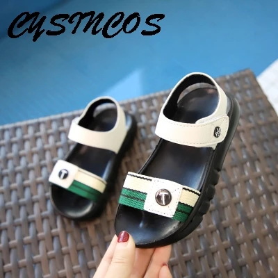 

CYSINCOS 2020 New Summer Beach Sandals Girls Boys Children Kids Soft Bottom Anti-slip Flat Leisure Sports Sandals Shoes Sneakers