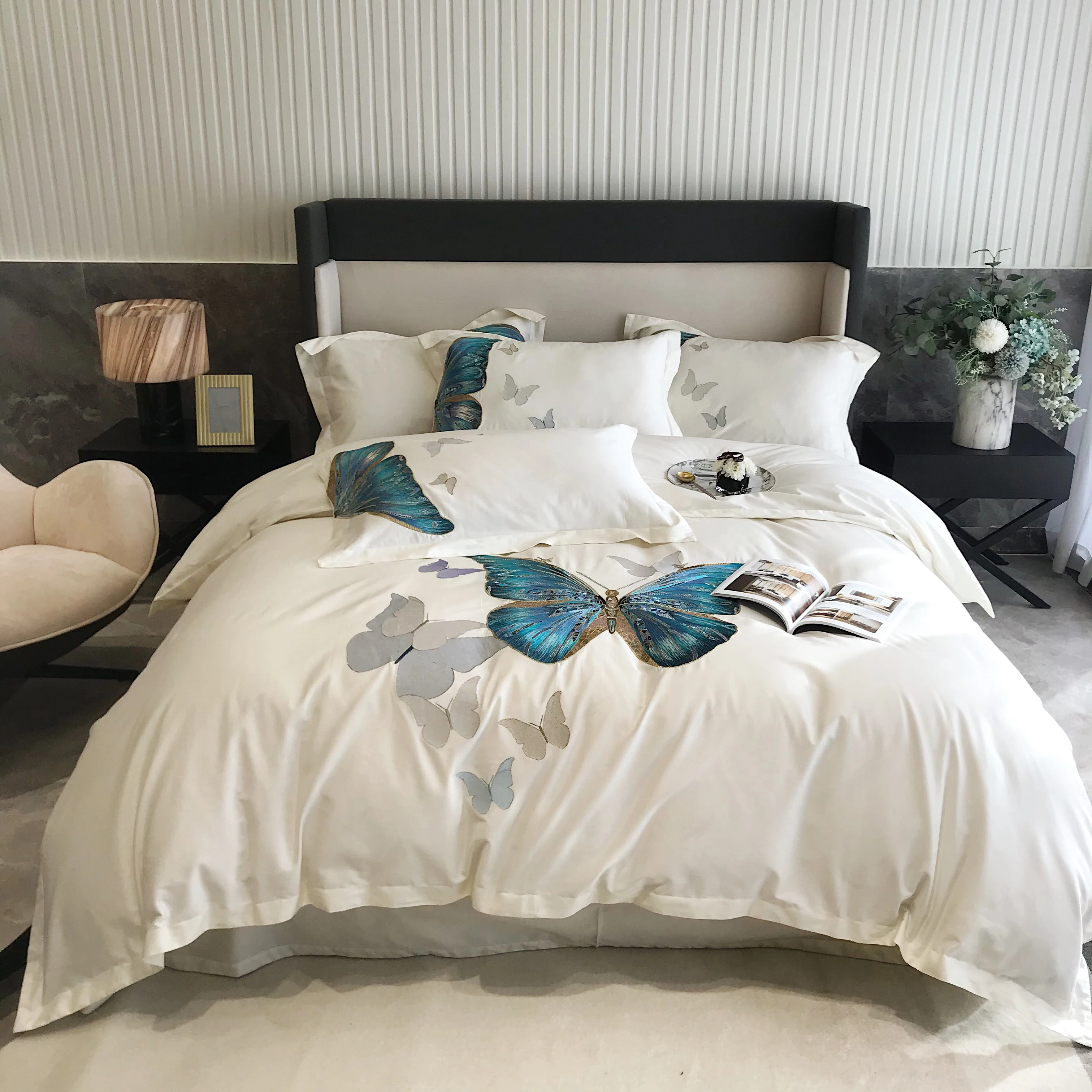 Butterfly 1000tc Cotton Bedding Sets 