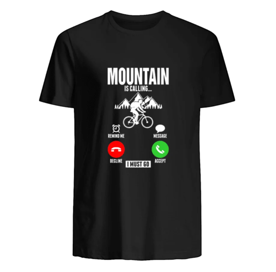 

Mountain Is Calling Cyclist Men's T Shirt