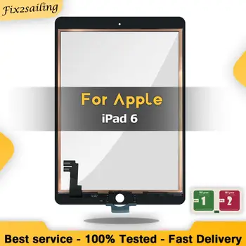 

100% New Touch For iPad Air 2 iPad 6 Touch Screen Digitizer no Home Button Front Glass Display Touch Panel Replacement