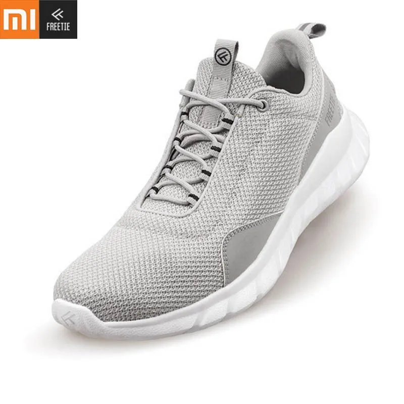 Price Original Xiaomi FREETIE Sport Shoes Lightweight Ventilate Elastic Knitting Shoes Breathable Refreshing Running Sneaker shoes