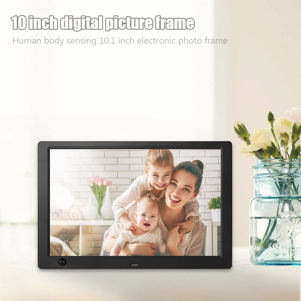 

Intelligent Digital Photo Frame LED IPS Screen Human Induction 1280X800 HD Electronic Album Picture Home Daily Decoration