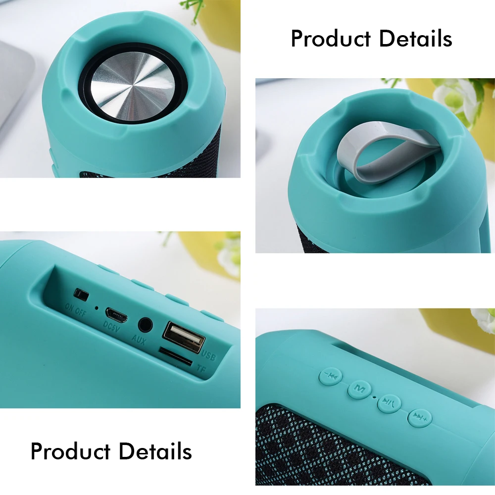 Колонка Bluetooth динамик портативный беспроводной динамик/сабвуфер/бумбокс стерео
