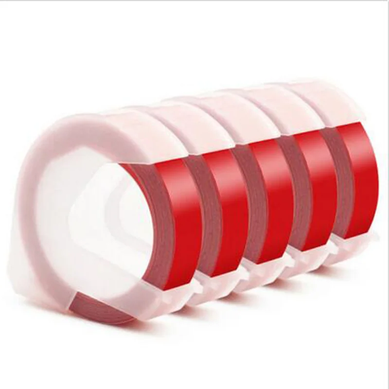 Производитель этикеток ручное тиснение 6 мм X 300 см заправка ленты органайзер для DYMO MOTEX