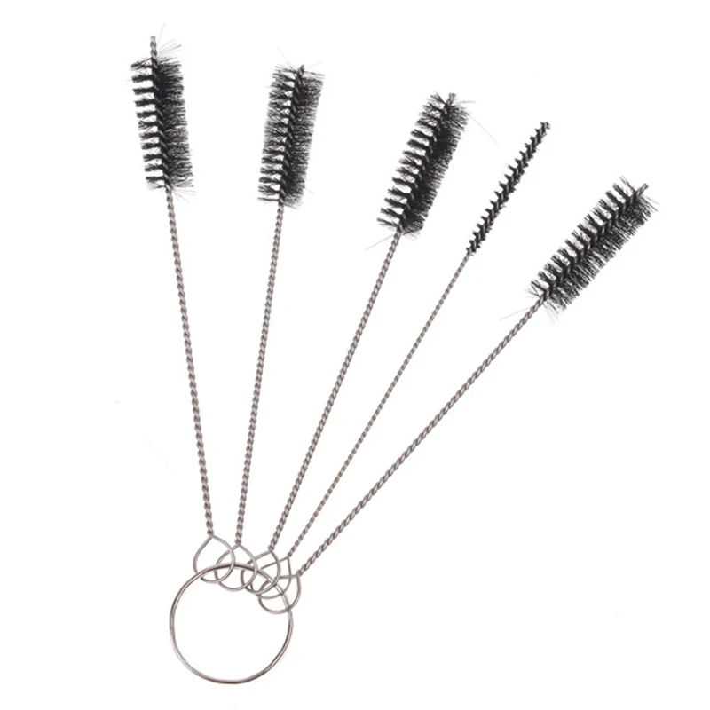 5pcs/set Airbrush Cleaning Brush Needle Mouth Spray Tools Spray Kit Piercing Body Repair Gun Dropship Tattoo Needle&Brush G T5N2