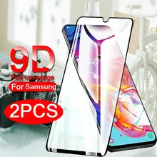 2 шт. 9D закаленное Стекло для samsung Galaxy A70 A60 A50 A40 A30 A20 A10S A50S M30S M20 A7 A8 A9 A90 5G Защитная плёнка полностью покрывающая