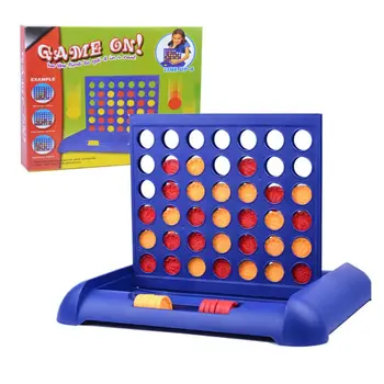 

Line Up 4 Four Classic Family Fun Fast Paced Board Game Gomoku Four-game Chess Puzzle Parent-child Toy K92D