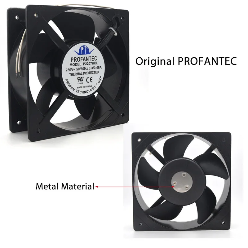 Оригинальный вентилятор PROFANTEC P2207HBL 205*72 мм AC230V 0 3/0 46a nverter осевой для охлаждения