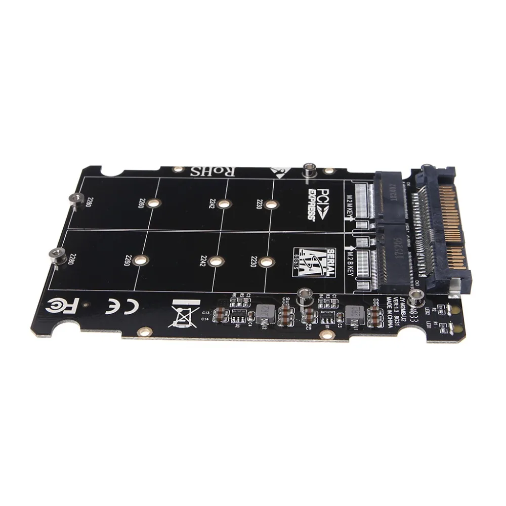 2 в 1 M.2 NVMe SATA-Bus NGFF SSD к PCI-e U.2 SFF-8639 адаптер PCIe M2 конвертер настольный компьютер