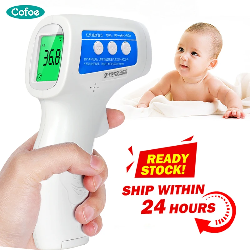 

Cofoe Infrared Forehead Thermometer Best Baby Thermometer LCD Digital Termometer Non-contact Body Temperature Measure Device
