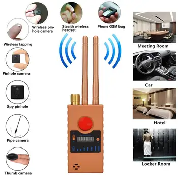 

RF Signal Detector GPS Tracker Detector Ultra-sensitive Radio Signal Detector for Hidden Camera GSM Eavesdropping Device
