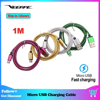 

Veeape 1M Micro USB Charging Cable Vape Cable Adapter USB Charging Wire Cord for E Cigarette Vape for Samsung Redmi Micro Cable