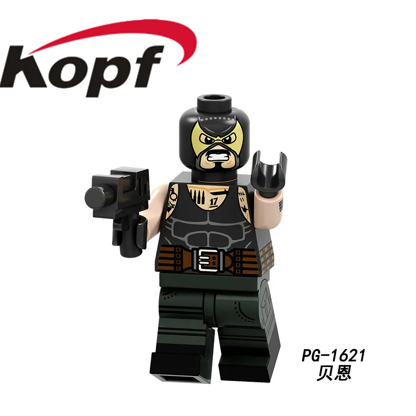 PG1621 50Pcs No Box 50 шт. строительных блоков Супер Герои анти-Веном чудо-женщина кабель экшн Капитан Америка Фигурки для детей игрушки PG8209 - Цвет: PG1621 50Pcs No Box