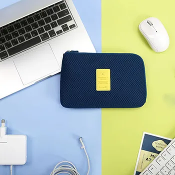 

1PC Solid Color Cosmetic Bags Travel Toiletry Storage Bag Beauty Makeup Bags Cosmetic Bag Computer Accessories Organizer