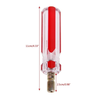 

Red Clear Imperial Unit Thread CATV Coaxial Cable F Connector Insertion Tool