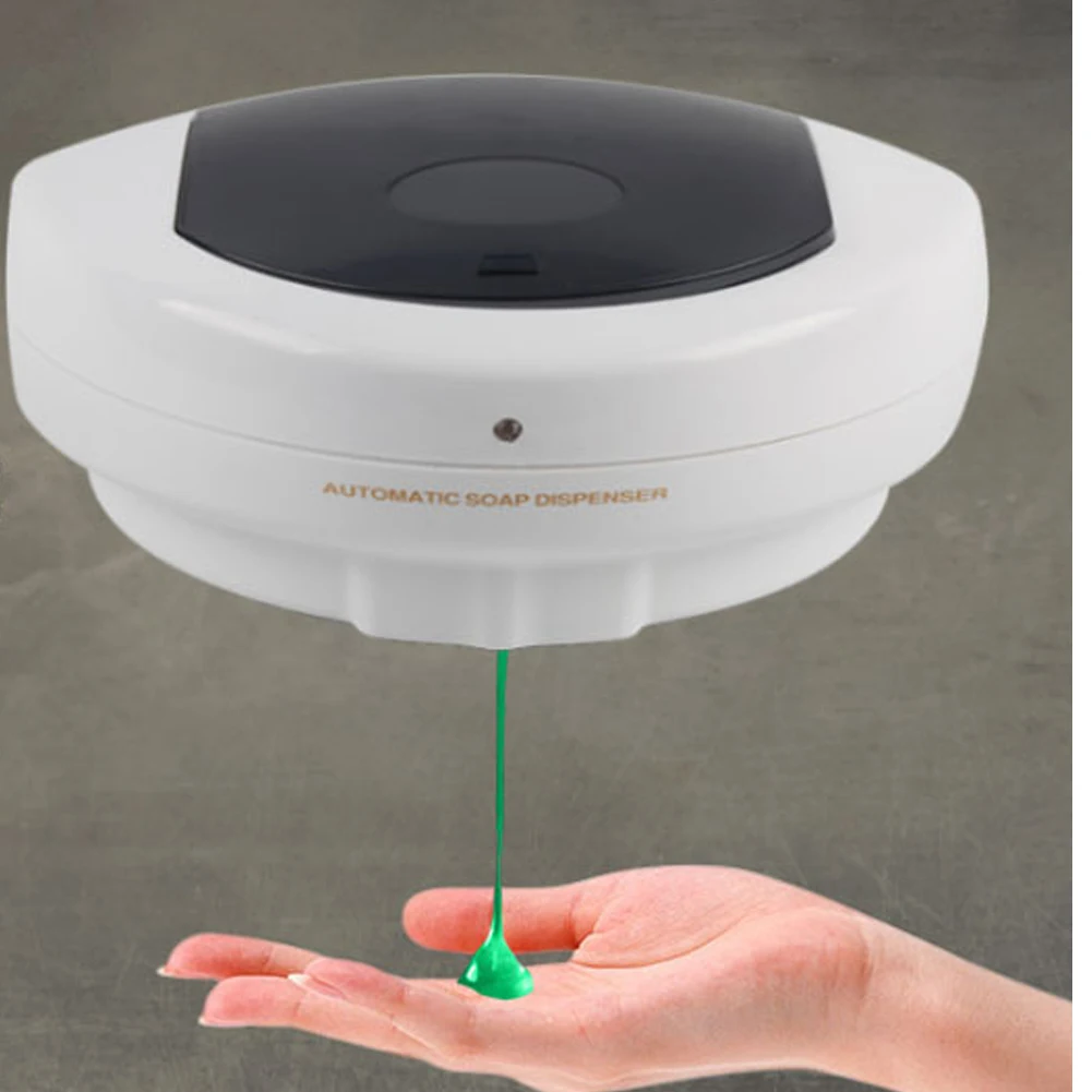 500 мл ABS Бесконтактный дезинфицирующее средство без бурения инфракрасный датчик настенный автоматический дозатор мыла на батарейках для кухни
