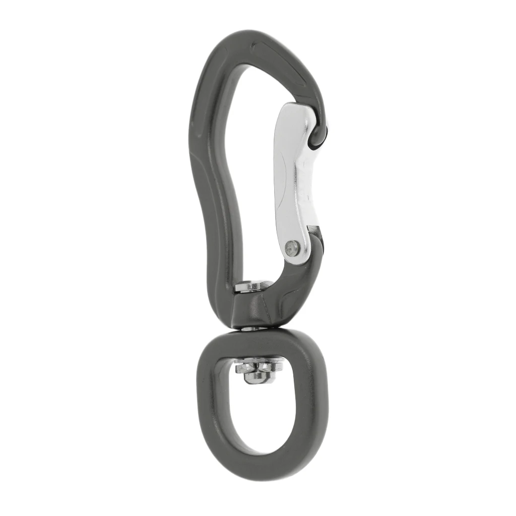 400KG Aluminum Swivel Eye Snap Hook Carabiner Camping Dog Lead Carabiner