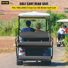 VEVOR-Kit de asiento trasero para carrito de Golf, impermeable, plegable, con barra de agarre y soporte de techo, apto para Coche Club DS 1982-2000,5, Gas o eléctrico