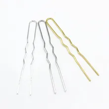 SEA MEW 20 шт 100 мм палочки для волос металлические железные золотые серебряные Родиевые u-образные шпильки для волос установка основы для женщин Сделай Сам Изготовление ювелирных изделий