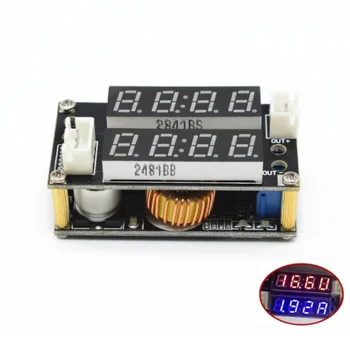 

10pcs 5A Adjustable Power CC/CV Step-down Charge Module LED Driver Voltmeter Ammeter Constant current constant voltage